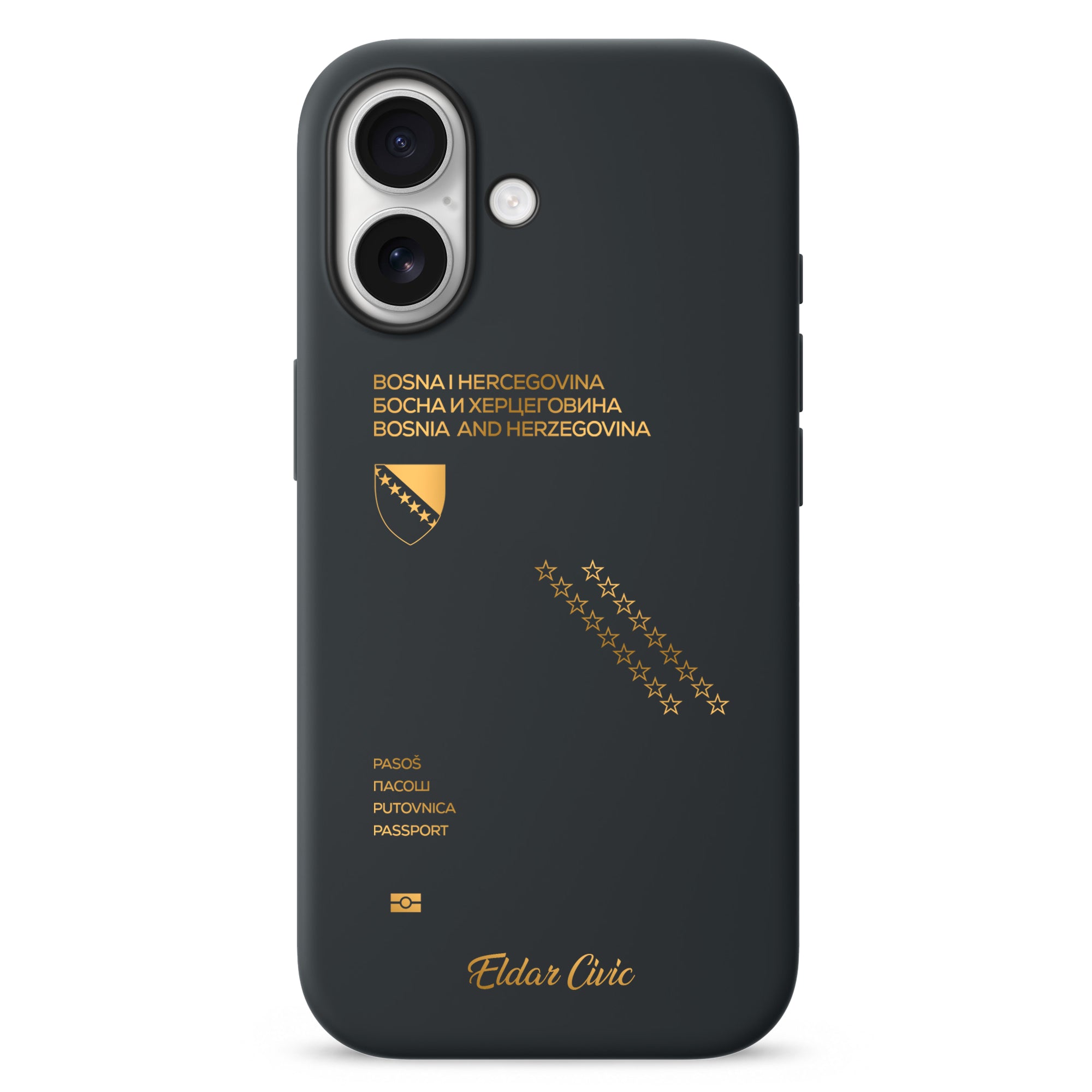 Handyhülle im Reisepass-Design Bosnien