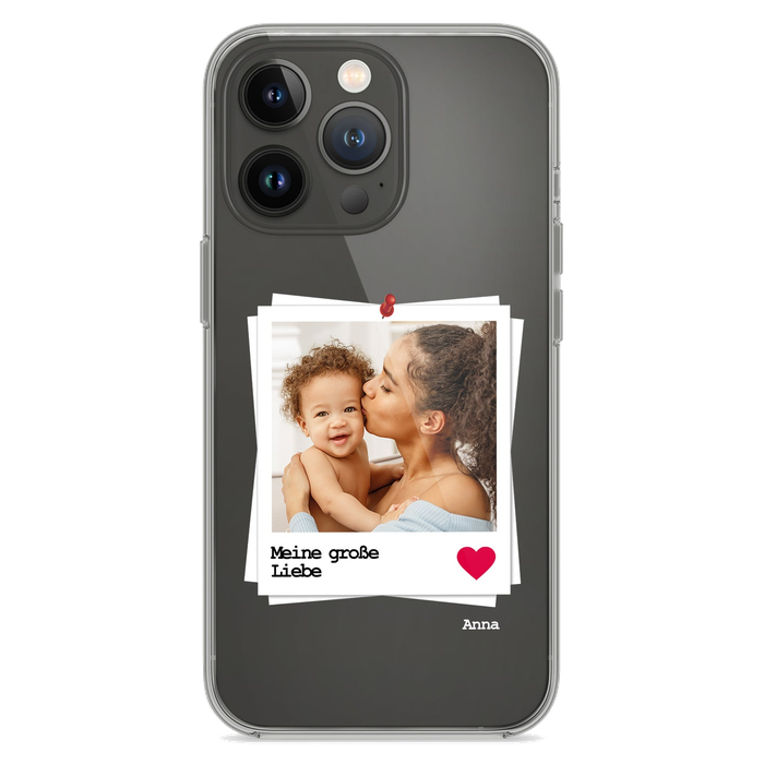Handyhülle mit Polaroid-Motiv